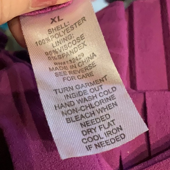 Rosie Pope Darcy maternity pleated sleeveless blouse XL - Picture 5 of 5